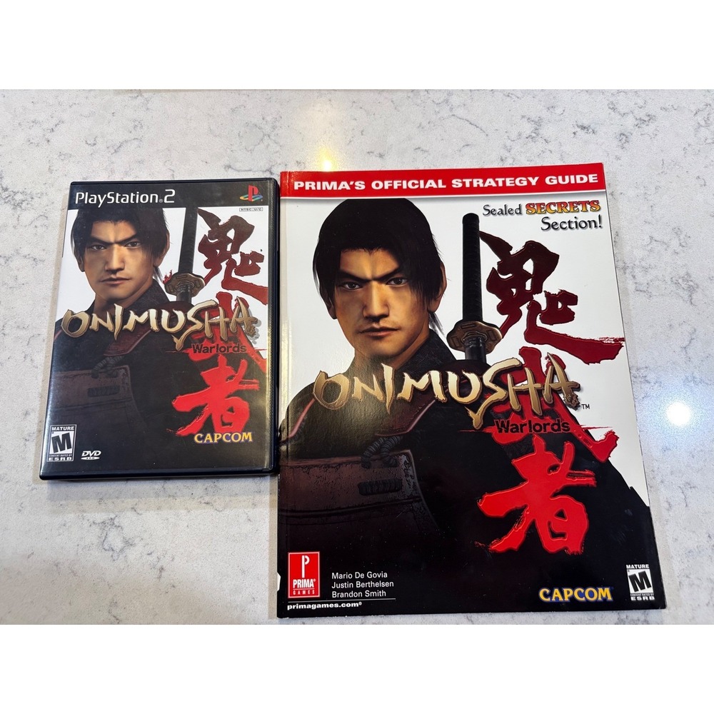 ONIMUSHA Warlords Video Game‎ & Strategy Guide PS2 Playstation 2 Secrets Section